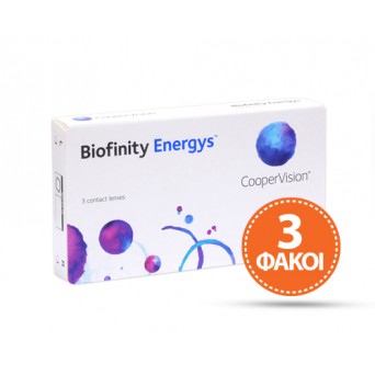 Coopervision Cooper Vision BIOFINITY ENERGYS 3 PACK Μηνιαίοι Φακοι